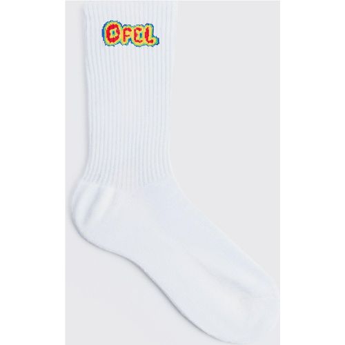 Ofcl Heat Sense Logo Socks - Boohooman - Modalova