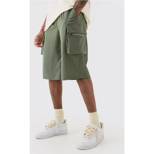 Tall - Short cargo large à taille élastiquée - S - Boohooman - Modalova