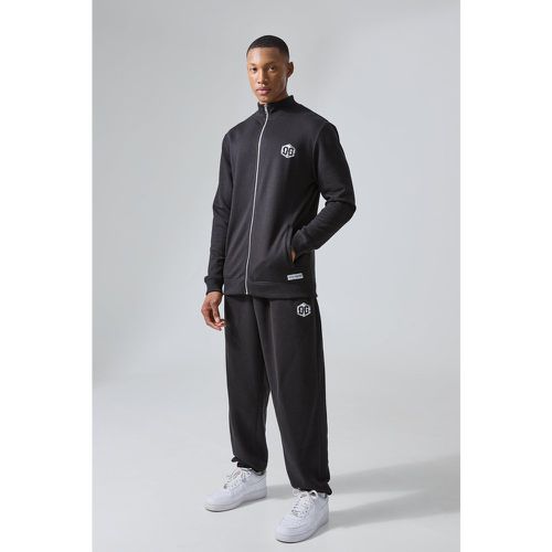 Survêtement de sport zippé à col cheminée - MAN Active x Og - S - Boohooman - Modalova