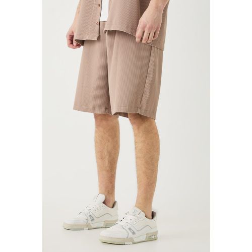 Tall - Short confort plissé à taille élastiquée - XXL - Boohooman - Modalova