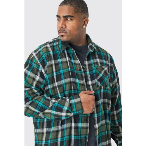 Grande taille - Surchemise épaisse à carreaux - XXL - Boohooman - Modalova