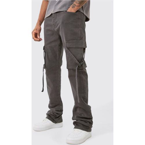 Tall - Pantalon cargo à taille fixe - 30 - Boohooman - Modalova