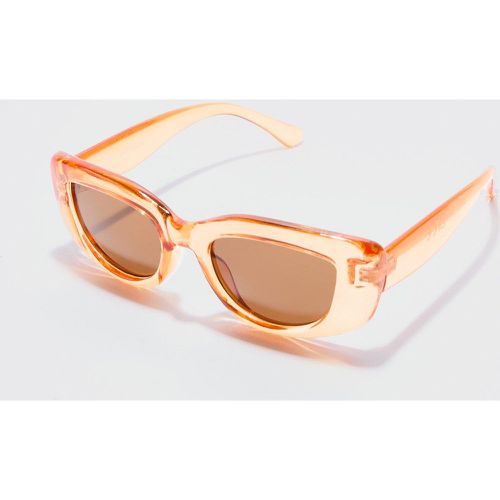 Retro Sunglasses In Brown - Boohooman - Modalova