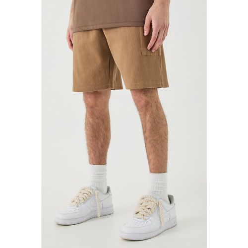 Short cargo large côtelé - S - Boohooman - Modalova