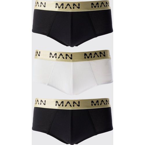 Lot de 3 caleçons dorés - MAN - L - Boohooman - Modalova