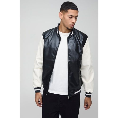 Veste universitaire unie homme - S - Boohooman - Modalova