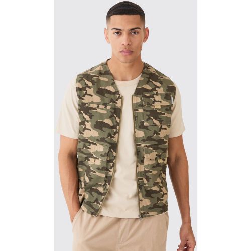 Débardeur utilitaire imprimé camouflage - L - Boohooman - Modalova