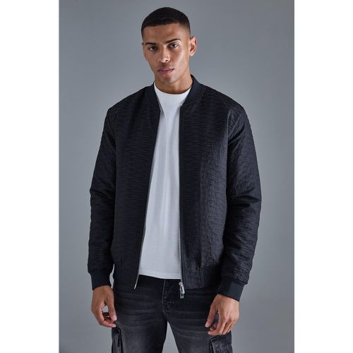 Bomber froncé homme - S - Boohooman - Modalova