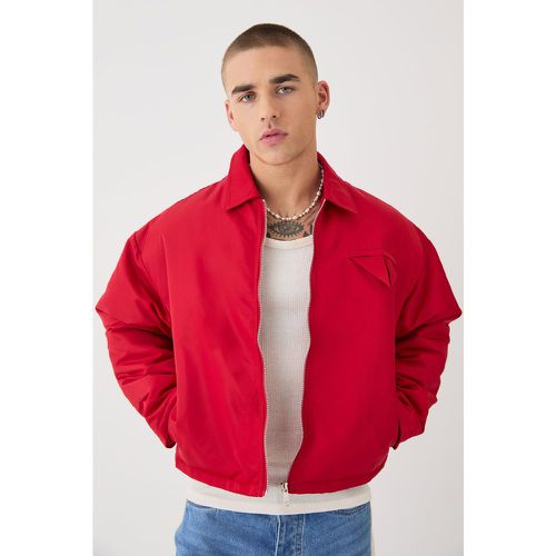 Bomber oversize satiné homme - L - Boohooman - Modalova