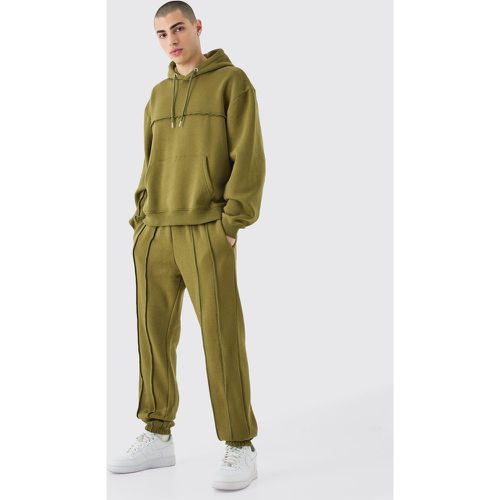 Survêtement oversize à coutures apparentes - S - Boohooman - Modalova