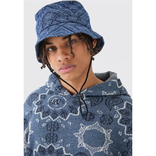 Bob jean à imprimé bandana - ONE SIZE - Boohooman - Modalova