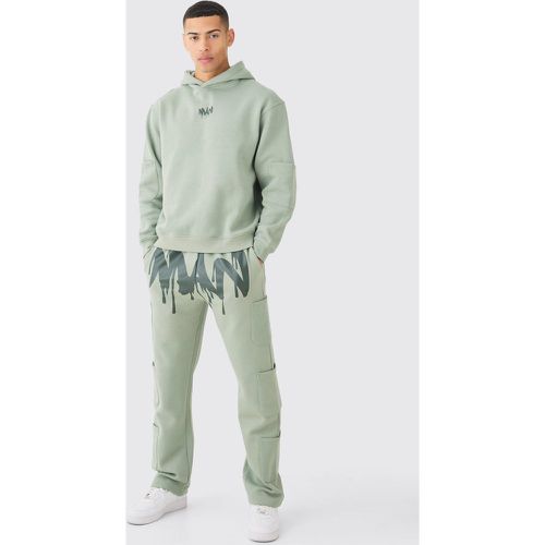 Survêtement oversize à poches multiples - MAN - S - Boohooman - Modalova