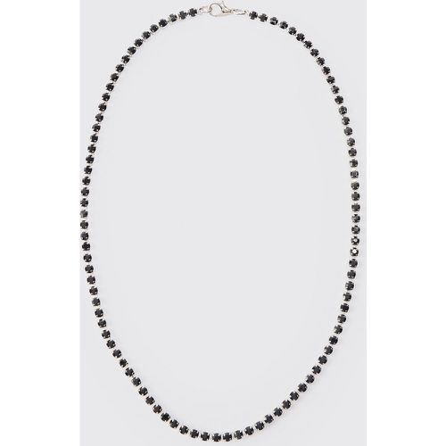 Collier à chaîne strassée - ONE SIZE - Boohooman - Modalova