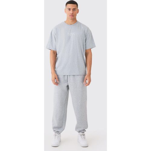 Ensemble oversize avec t-shirt et jogging - MAN - S - Boohooman - Modalova