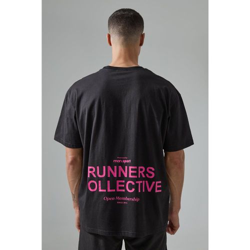 Active Oversized Runners Collective T-shirt - Boohooman - Modalova