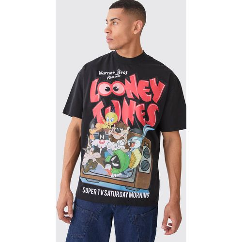 T-shirt oversize à imprimé Looney Tunes - L - Boohooman - Modalova