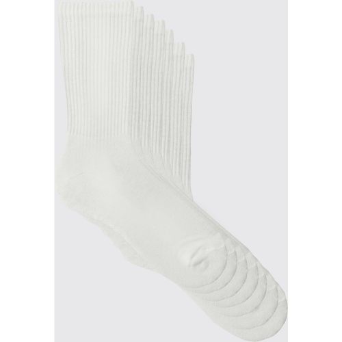 Lot de 7 paires de chaussettes unies - ONE SIZE - Boohooman - Modalova