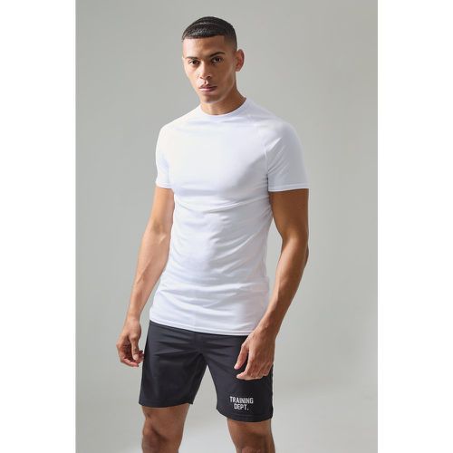 Man Active Essentials Gym Muscle Fit Raglan T-shirt - Boohooman - Modalova