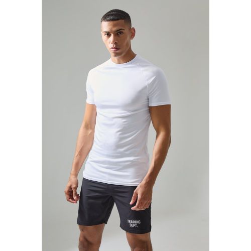 T-shirt de sport léger à manches raglan - MAN Active - L - Boohooman - Modalova