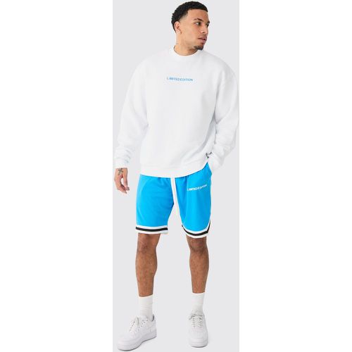 Ensemble de basket oversize en mesh - S - Boohooman - Modalova