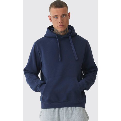 Tall - Sweat à capuche basique en marine homme - S - Boohooman - Modalova