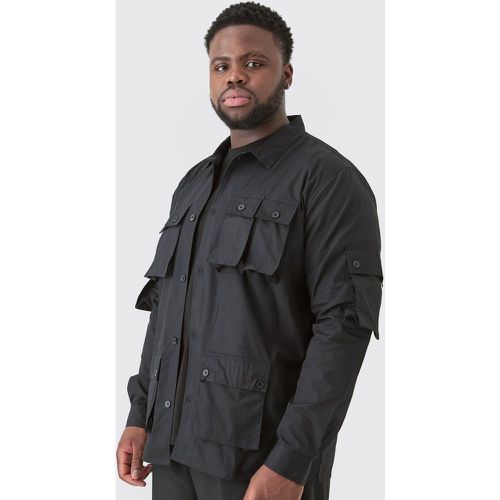 Grande taille - Chemise utilitaire à manches longues - XXXL - Boohooman - Modalova