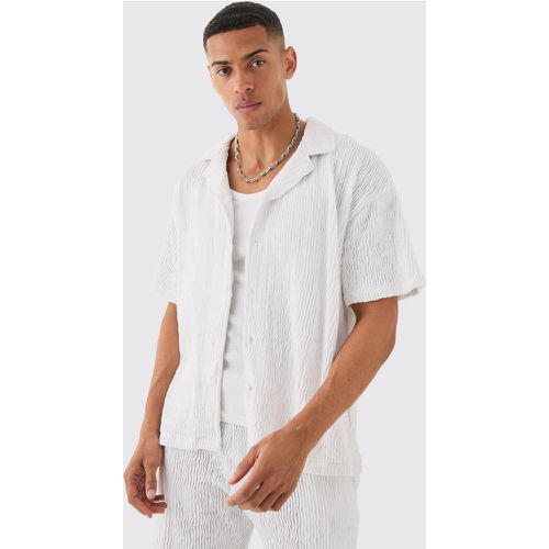 Chemise oversize plissée - L - Boohooman - Modalova