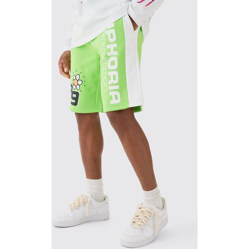 Short de basket long à imprimé Euphoria - S - Boohooman - Modalova