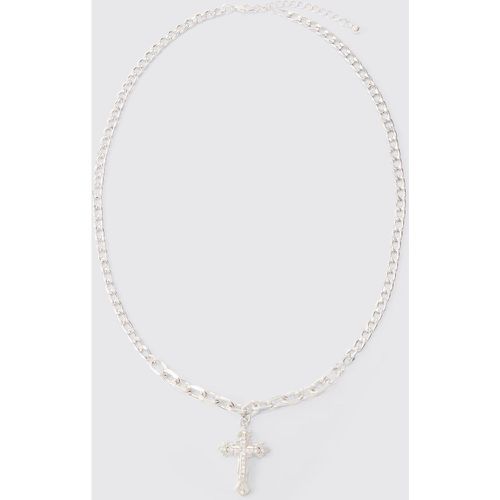 Collier croisé à détail chaîne - ONE SIZE - Boohooman - Modalova