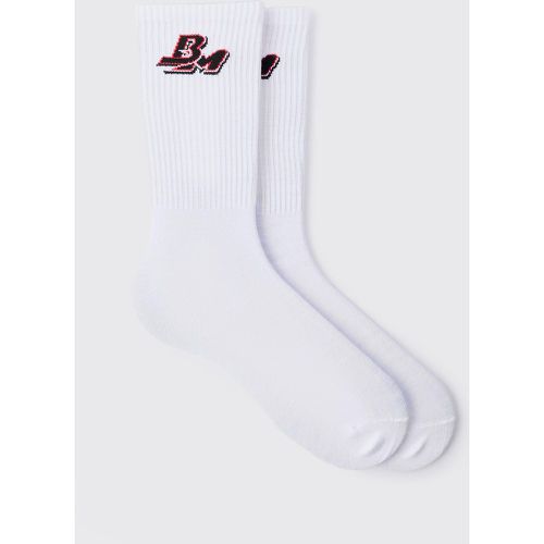 Bm Varsity Sports Stripe Socks - Boohooman - Modalova
