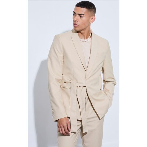 Blazer cintré noué - 36 - Boohooman - Modalova