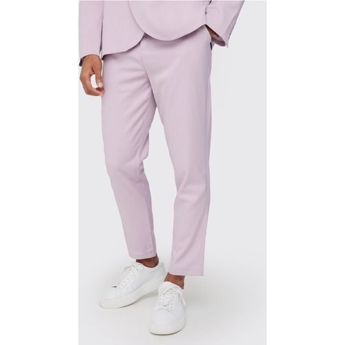 Textured Tapered Fit Suit Trousers - Boohooman - Modalova