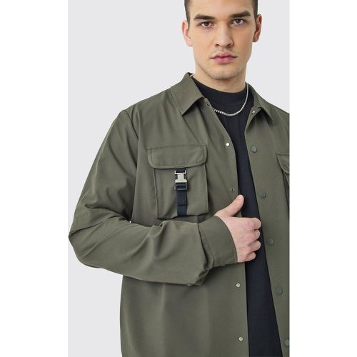 Tall - Veste Harrington technique homme - L - Boohooman - Modalova