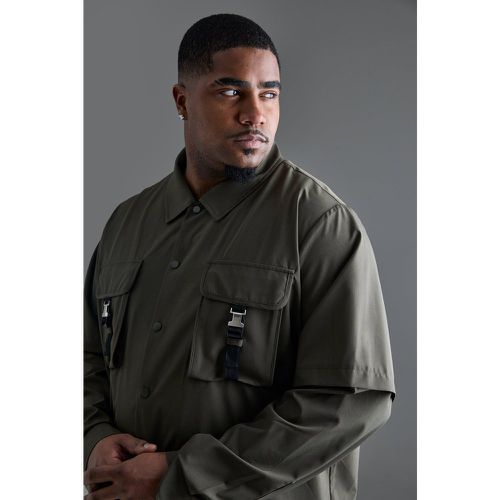 Grande taille - Veste Harrington technique homme - XXXL - Boohooman - Modalova