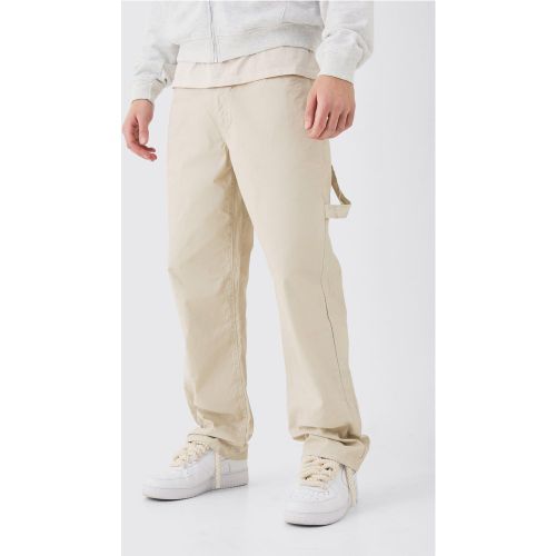 Pantalon charpentier large délavé - 32 - Boohooman - Modalova