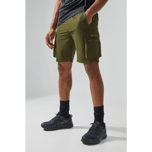 Short de sport cargo léger - MAN Active - S - Boohooman - Modalova