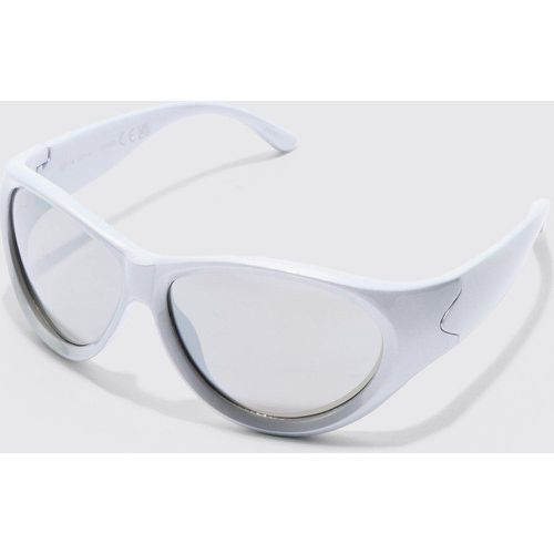 Lunettes de soleil sportives à verres teintés - ONE SIZE - Boohooman - Modalova