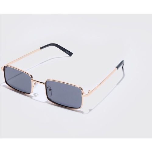 Lunettes de soleil rectangulaires - ONE SIZE - Boohooman - Modalova