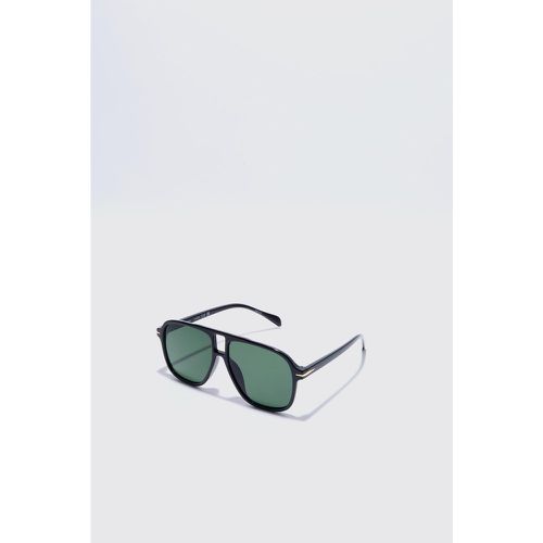 Lunettes de soleil aviateur - ONE SIZE - Boohooman - Modalova