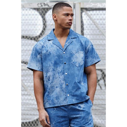 Chemise large en jean - S - Boohooman - Modalova