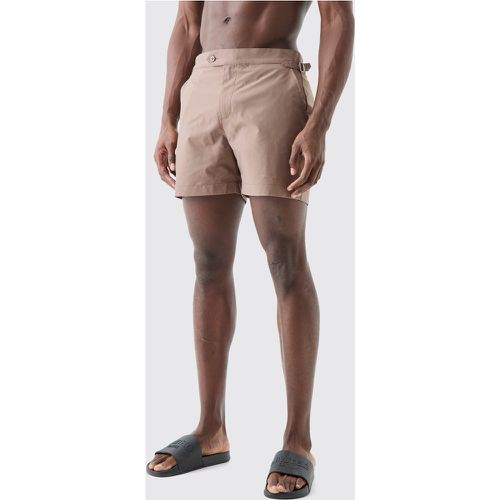 Short de bain court à ceinture - S - Boohooman - Modalova