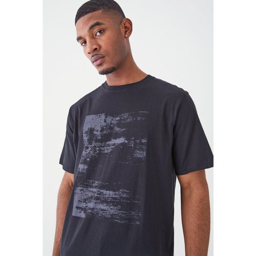 Tall - T-shirt oversize à imprimé abstrait - Boohooman - Modalova