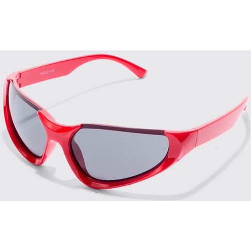 Lunettes de soleil running sans monture - ONE SIZE - Boohooman - Modalova