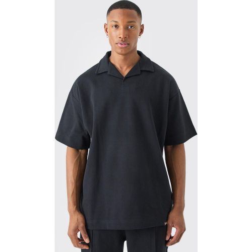 Polo oversize à surpiqûres - MAN - M - Boohooman - Modalova