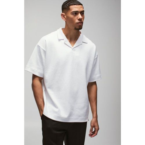 Polo oversize à surpiqûres - MAN - S - Boohooman - Modalova