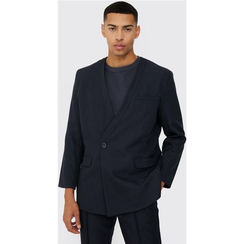 Blazer croisé droit - 34 - Boohooman - Modalova