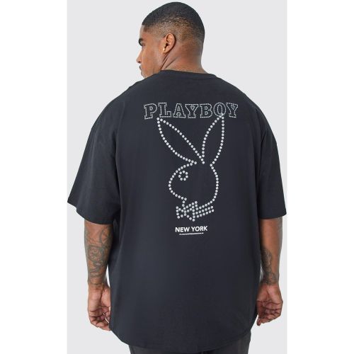 Grande taille - T-shirt à imprimé Playboy - 2XL - Boohooman - Modalova