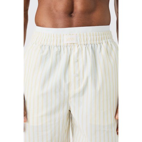 Boxer croisé à rayures - L - Boohooman - Modalova