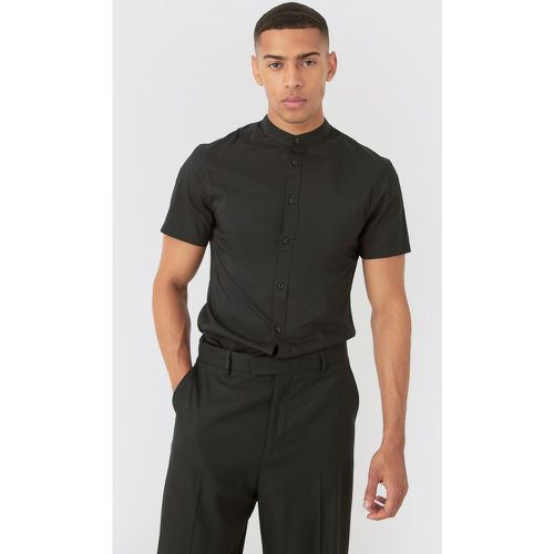 Chemise slim à manches courtes - S - Boohooman - Modalova