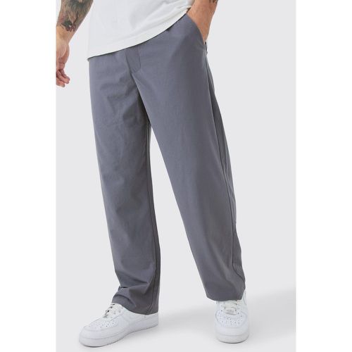 Pantalon court léger à taille élastique - L - Boohooman - Modalova